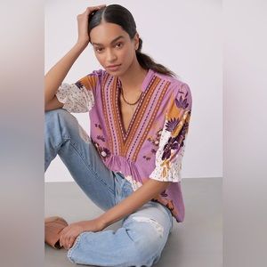 Anthropologie bl-nk Stephanie top